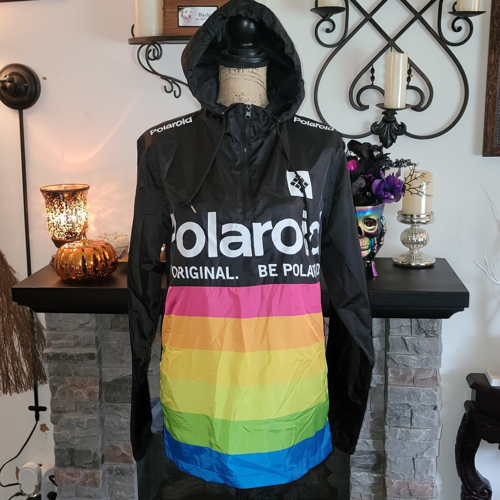 Polaroid 3/4 Zip Windbreaker Jacket